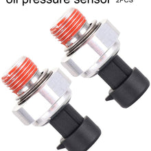 ANGLEWIDE Oil Pressure Sensor Compatible for 2008 Buick LaCrosse 2004-2007 Buick Rainier 2004-2005 2007 Cadillac CTS 2002-2008 Cadillac Escalade PS308 Oil Pressure Swtich 2PCS