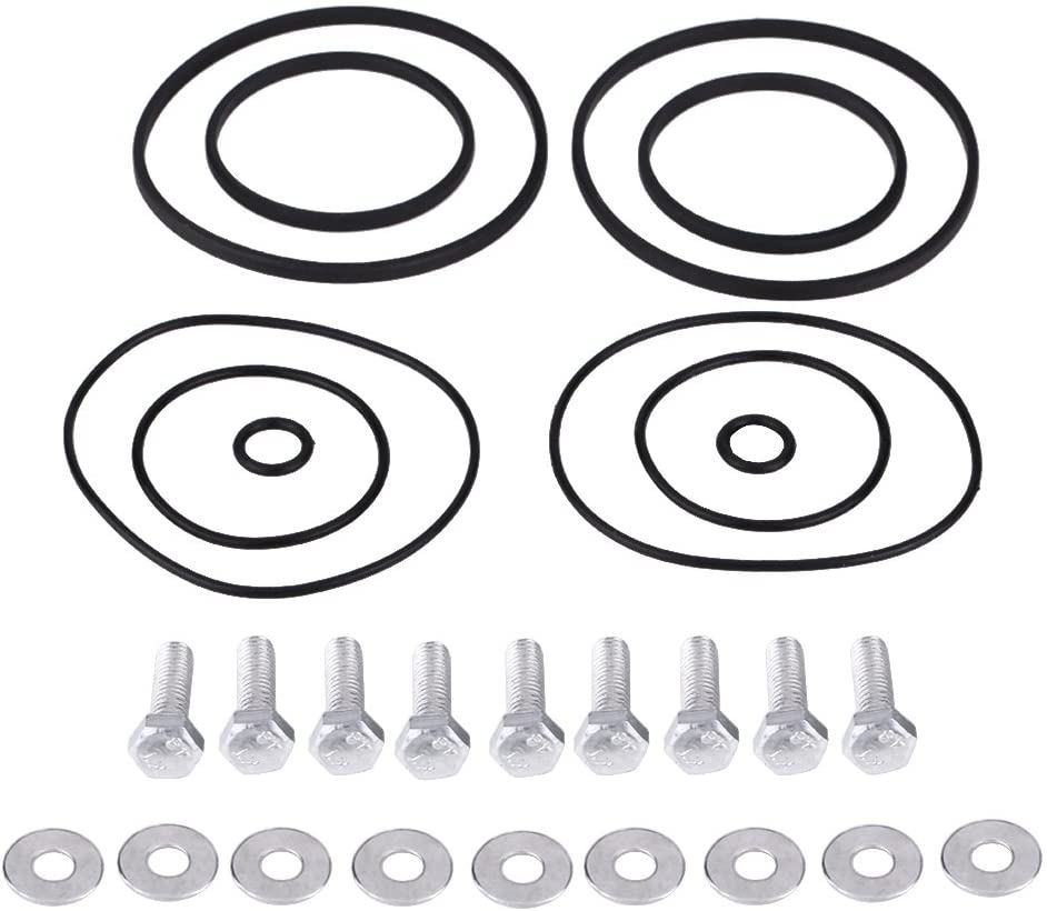 Aramox Seals Repair Kit, Twin Seals Upgrade Kit Double Dual Seals Repair/Upgrade Kit 11361440142 Replacement Fit for BMW Vanos M52TU M54 M56