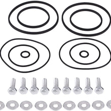 Aramox Seals Repair Kit, Twin Seals Upgrade Kit Double Dual Seals Repair/Upgrade Kit 11361440142 Replacement Fit for BMW Vanos M52TU M54 M56