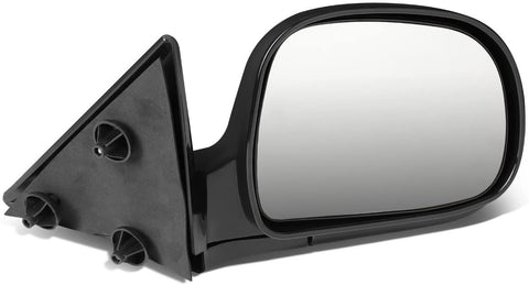 DNA Motoring OEM-MR-GM1321126 Right/Passenger Manual Side View Mirror [For 94-97 Chevy S10/GMC Sonoma]