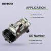 SCITOO Compatible with AC Compressor CO 29072C AC Compressor with Clutch fit Nissan Tsuru 1.6L Sentra 1.8L 2013-2015