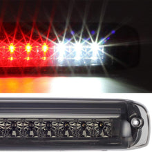 Partsam High Mount Stop Light 3rd Third Brake Light for 1999-2006 Silverado Sierra 1500 2500 HD 3500 Chrome Housing Smoke Lens Center Mount Rear Top Cab Roof Cargo Lights Lamps (1 Plug)