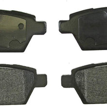 AMS Automotive 200-1161 Semi-Metallic Brake Pad, 4 Pack