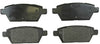 AMS Automotive 200-1161 Semi-Metallic Brake Pad, 4 Pack