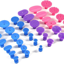 Madezz 36 Pcs Car Puller Tabs, Auto Body Paintless Dent Repair Tools Glue Puller Tabs Removal Kit