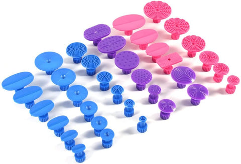 Madezz 36 Pcs Car Puller Tabs, Auto Body Paintless Dent Repair Tools Glue Puller Tabs Removal Kit