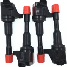 HZTWFC 8 Pack Rear and Front Ignition Coil Compatible for Honda Civic 7 8 VII VIII JAZZ FIT 2 3 II III 1.2 1.3 1.4 30520-PWA-003 30521-PWA-003
