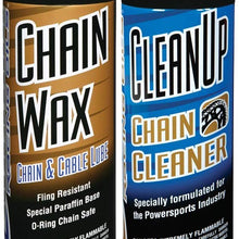 Maxima Racing Oils MA-BCC-WAX Chain Wax Basic Chain Care Aerosol Combo Kit, 29 fl. oz