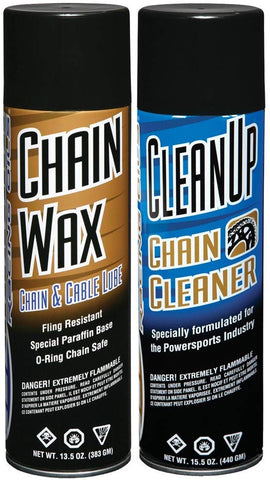 Maxima Racing Oils MA-BCC-WAX Chain Wax Basic Chain Care Aerosol Combo Kit, 29 fl. oz