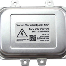FEXON HID High Intensity Discharge Ballast Headlight Control Unit Module Replacement for BMW, Mercedes, Cadillac, Jaguar, Volkswagen, Lincoln, Saab, Hyundai 12767670 601-056 5DV 009 000-00 Xenon