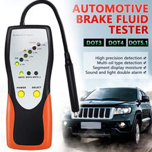 HZGrille Brake Fluid Tester Auto Brake Diagnostic Testing Tool for DOT3 DOT4 DOT5.1 Brake Fluid, for All Brands of Cars