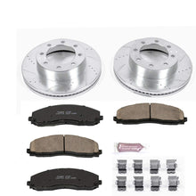 Power Stop K6403 Front Brake Kit with Drilled/Slotted Brake Rotors and Z23 Evolution Ceramic Brake Pads