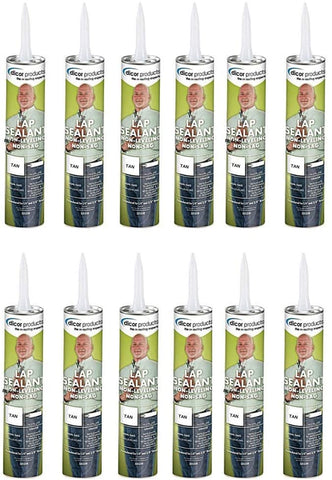 Dicor 551LST-1 Non-Sag, Non-Leveling, Lap Sealant, Tan (12 Pack)