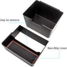 TAPTES Tesla Center Console Organizer for Tesla Model 3,Model Y,Washable Trashcan and Tray Organizer Accessories Kit Interior