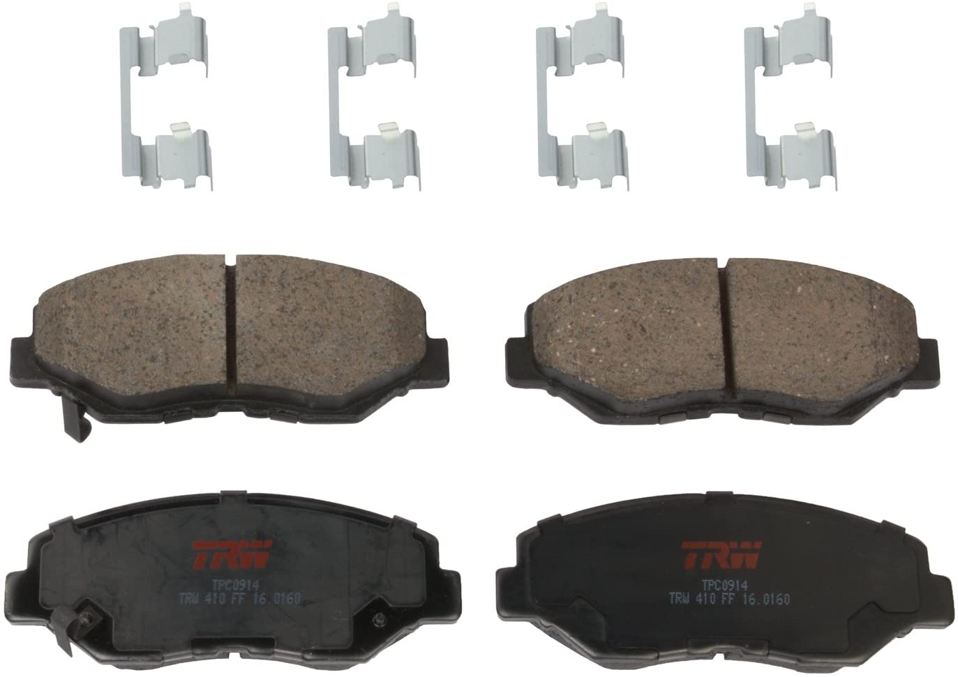 TRW TPC0914 Premium Ceramic Front Disc Brake Pad Set
