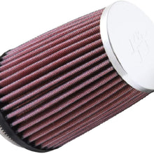 K&N Universal Clamp-On Air Filter: High Performance, Premium, Washable, Replacement Filter: Flange Diameter: 2.875 In, Filter Height: 5 In, Flange Length: 0.625 In, Shape: Round Tapered, RC-2600