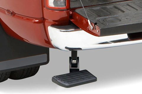 AMP Research 75304-01A BedStep Retractable Bumper Step for 2002-2008 Ram 1500, 2003-2009 Ram 2500/3500