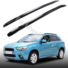 YiXi-Partswell 2Pcs Roof Rail Roof Rack Side Rail Aluminum Fit for Mitsubishi ASX Outlander Sport 2010-2020- Black