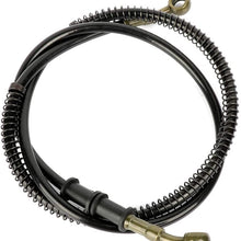 ZENITHKE black Motorcycle Braided Steel Brake Clutch Oil Hoses Line Pipe (Oil Hose Length 80cm)