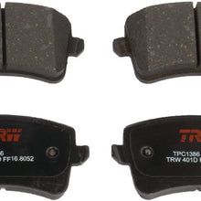 TRW TPC1386 Black Premium Ceramic Rear Disc Brake Pad Set