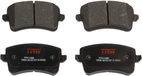 TRW TPC1386 Premium Ceramic Rear Disc Brake Pad Set