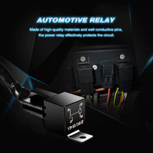 Nilight 10014W LED Light Bar Wiring Harness Kit 14AWG Heavy Duty 12V 5Pin Rocker Laser On Off Waterproof Switch Power Relay Blade Fuse-1 Lead,2 Years Warranty