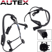 AUTEX 2PCS ABS Wheel Speed Sensor Front Left & Right ALS1784 ALS1785 compatible with Mitsubishi Lancer 2008-2010 2.0L 2.4L/Mitsubishi Outlander 2007-2011 2.4L 3.0L