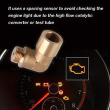 Sporacingrts Angled O2 Oxygen Sensor Adapter Extender Spacer M18 x 1.5 90 Degree Bung Pipe