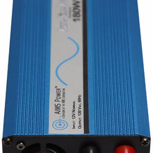 AIMS 180 Watt Pure Sine Car Power Inverter with Cables - Non UL Listed