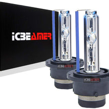 ICBEAMER 10000K D2S D2C D2R Xenon Factory HID Replacement for OEM Headlight Low Beam Light Bulbs Lamp [Color: Blue]