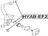 FEBEST HYAB-EF2 Rear Arm Bushing Assembly