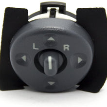 15009690 Electric Power Mirror Switch Rear View Mirror Remote Control Switch for Chevy GMC Isuzu Cadillac Oldsmobile Van SUV Pickup Truck Replace # 19209371 901-000