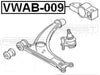 FEBEST VWAB-009 Control Arm Bushing