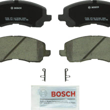 Bosch BC866 QuietCast Premium Ceramic Disc Brake Pad Set For Select Chrysler Sebring; Dodge Avenger, Caliber, Stratus; Jeep Patriot; Mitsubishi Eclipse, Galant, Lancer, Outlander; Front