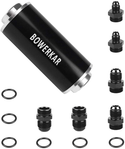 BOWERKAR 50mm Fuel/Gas/Oil Pump and Inline Filter Mounting Bracket for Bosch (Red-1)