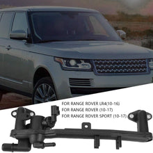 Aramox Coolant Flange, Car Heater Manifold Tube Coolant Flange with Sensor for Range Rover OEM LR018273