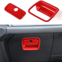 YiXunTen for 2018+ Jeep Wrangler JL Red ABS Car Interior Dashboard Air Conditioner Air Outlet Vent Ring Cover Frame Decor Sticker Decal Trim