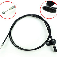 Nonstops Hood Bonnet Lock Release Control Cable Black Fits Toyota Corolla 1974 1979
