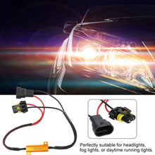 Qiilu 2Pcs Car LED Decoders for 9005/9006,Headlight Anti Hyper Flash No Error Load Resistor Wiring