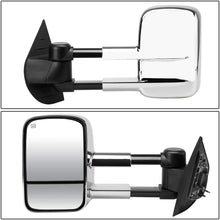 DNA Motoring TWM-003-T222-CH+DM-SY-022 Pair of Towing Side Mirrors + Blind Spot Mirrors