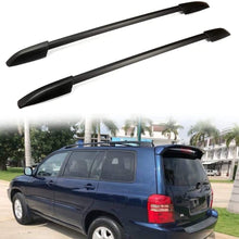 ROADFAR Roof Rack Side Rails Aluminum Top Side Rail Carries Luggage Carrier Fit for 2008-2013 for Toyota Highlander Baggage Roof Side Rail with Lock