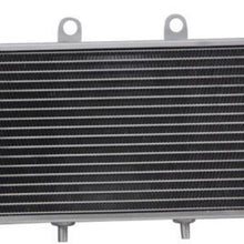 OzCoolingParts Pro Full Aluminum Oversized ATV Radiator for Yamaha Honda ECX 50 70 90 CC Quad ATV Apex Eton