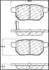 Centric (102.13540) Brake Pad, Metallic