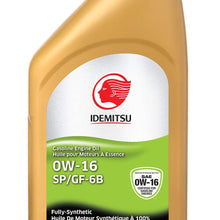 Idemitsu Full Synthetic 0W-20 Engine Oil SP/GF-6-1 Quart