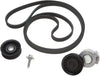 ACDelco 38398K Professional Double-Sided Serpentine Belt Kit with Tensioner, Idler Pulley, and Bolt