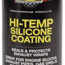 Design Engineering 010300 High-Temperature Silicone Coating Spray Assortment Case - 2 Cans Each of Black, Aluminum, and White