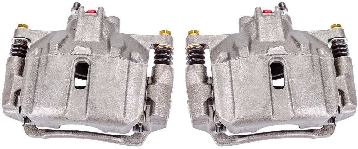 Callahan CCK05324 [2] FRONT Premium Semi-Loaded Original Brake Caliper Pair + Hardware [ fit Honda Civic ]