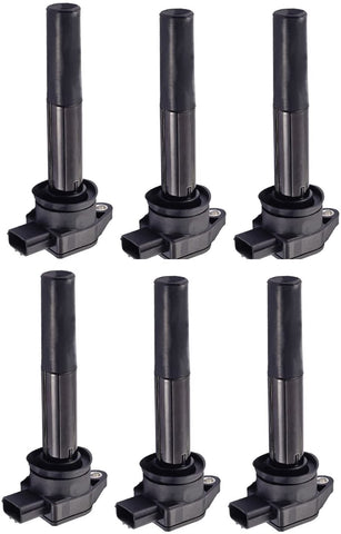 ENA Pack of 6 Ignition Coils Compatible with Mitsubishi Galant Endeavor 3.8L C1505 UF-481