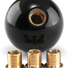 Top10 Racing Shift Knob Adapter kit Universal Car Gear Shifter Lever Round Ball Shape Black