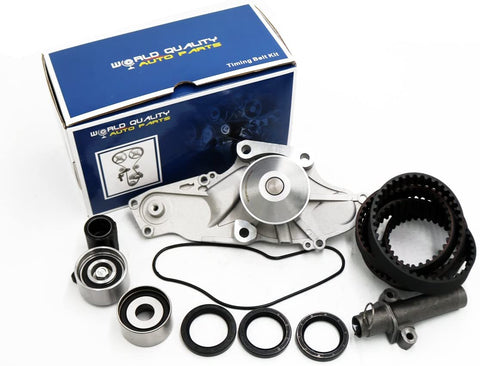 Timing Belt Water Pump Kit fits for 1999-2004 Honda Odyssey, Pilot, Acura CL TL MDX 3.2L 3.5L V6 SOHC J32A1 J32A2 J32A3 J35A1 J35A4 VTEC
